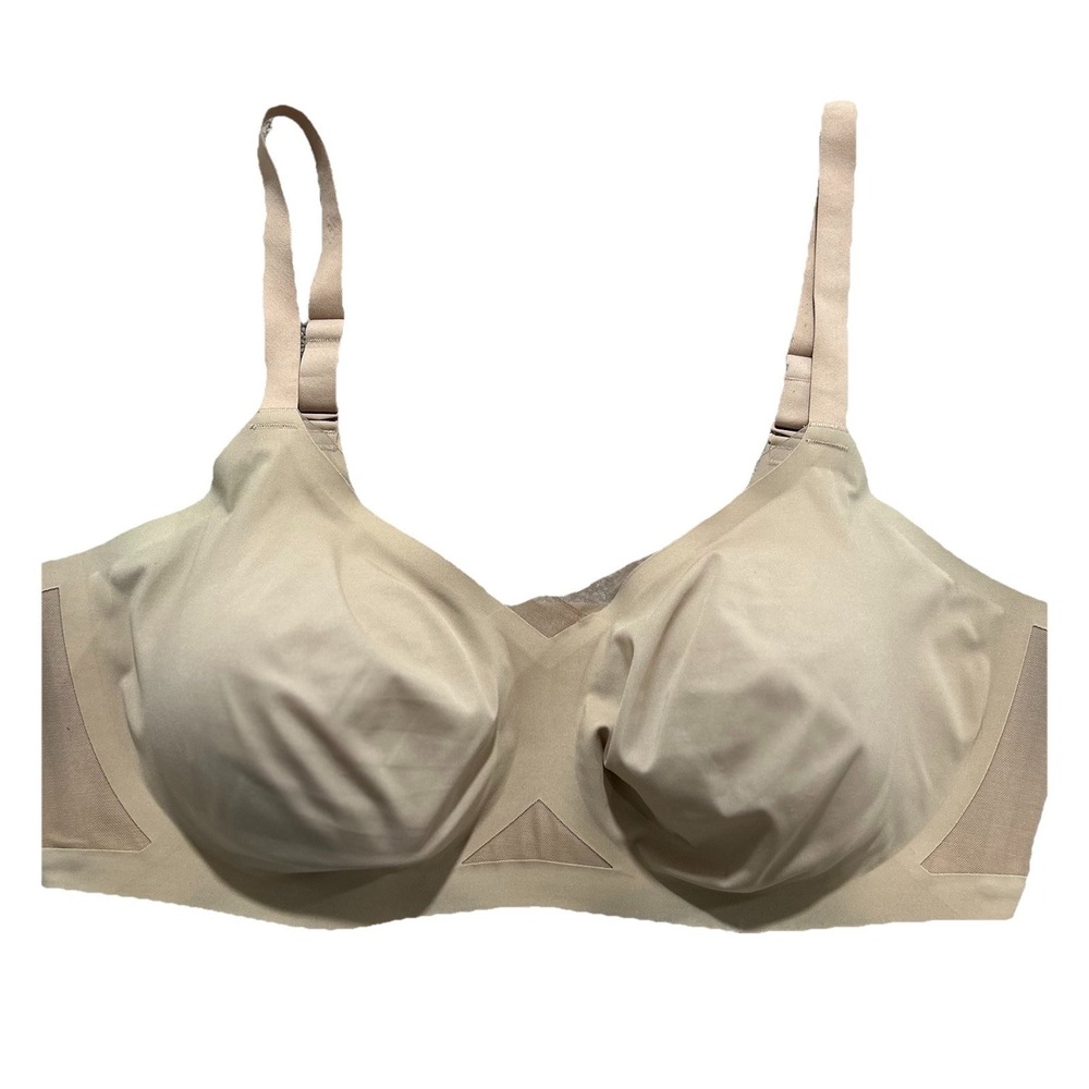 HoneyLove‎ Crossover Bra Size 2X 42C/D Lightly Lined Wireless Comfort